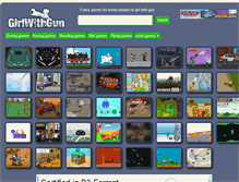 Tablet Screenshot of girlwithgun.com